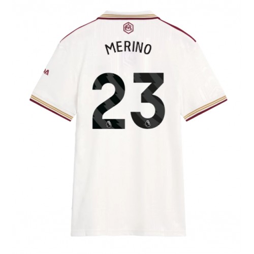 Stroje piłkarskie Arsenal Mikel Merino #23 Koszulka Trzeciej dla damskie 2025-26 Krótki Rękaw